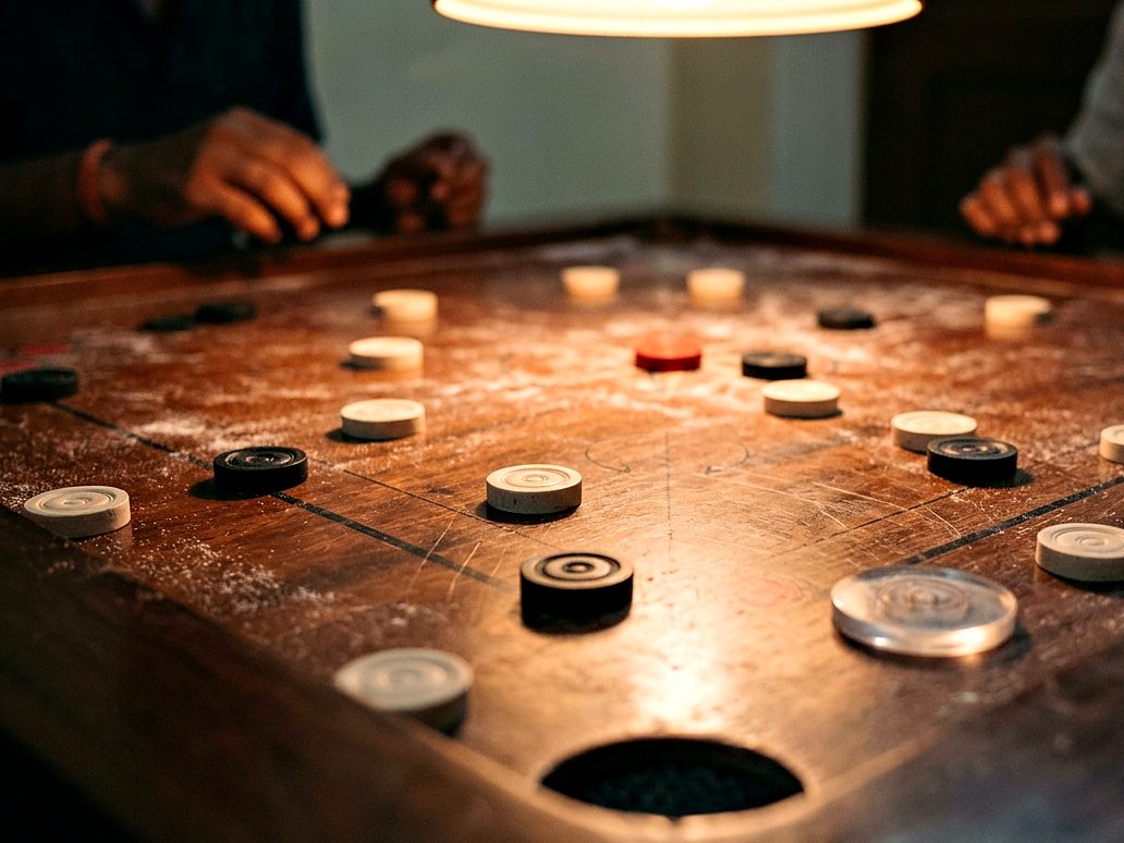 Carrom Equipment manufactured and exported by Divine Cuts, Punjab, India