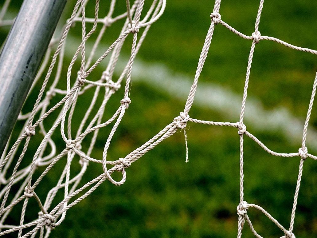 Football Goal Nets manufactured and exported by Divine Cuts, Punjab, India