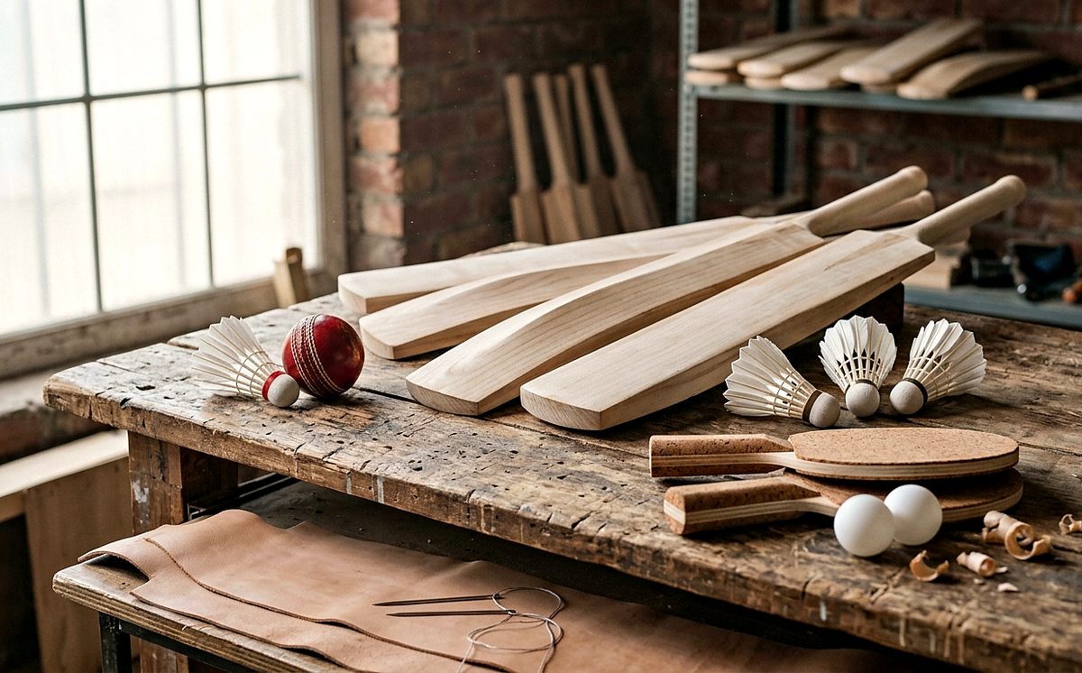 Sports goods manufactured and exported by Divine Cuts, Punjab, India